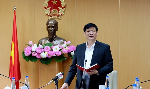 Bộ trưởng Bộ Y tế Nguyễn Thanh Long cảnh báo về nguy cơ xuất hiện đợt dịch COVID-19 thứ 4. Ảnh: Bộ Y tế