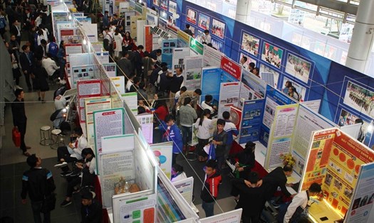 Cuộc thi Khoa học kỹ thuật cấp Quốc gia 2019 (VISEF) phía Bắc (diễn ra từ ngày 9 – 12.3.2019 tại Hà Nội. Ảnh minh hoạ. Ảnh: Huyên Nguyễn