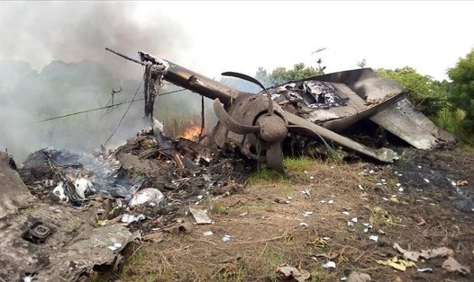 Vụ rơi máy bay thương mại chở khách của hãng hàng không Supreme Nam Sudan hôm 2.3 đã khiến 10 người trên máy bay thiệt mạng. Ảnh: South Sudan Supreme Airlines