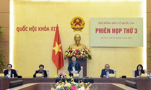 Chủ tịch Quốc hội Nguyễn Thị Kim Ngân phát biểu kết luận Phiên họp. Ảnh: quochoi.vn