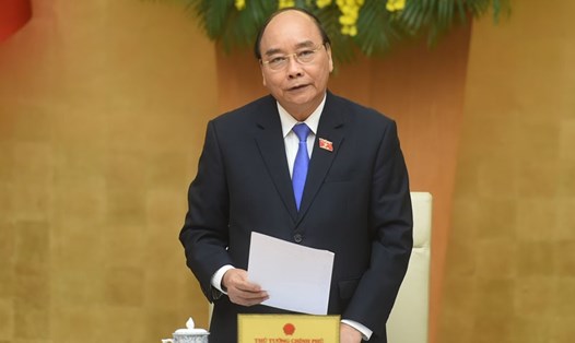 Chiều 31.3, Thủ tướng Nguyễn Xuân Phúc đã chủ trì phiên họp cuối cùng của Chính phủ khóa XIV trước khi kiện toàn. Ảnh: VGP/Quang Hiếu