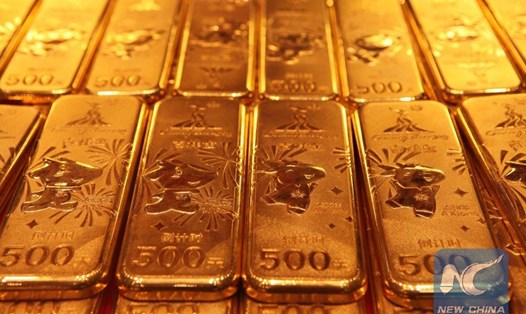 Trung Quốc sản xuất vàng nhiều nhất thế giới trong năm 2020. Ảnh: Xinhua