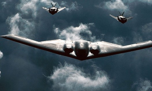 Máy bay ném bom chiến lược tàng hình B-2 Spirit của Mỹ. Ảnh: AFP