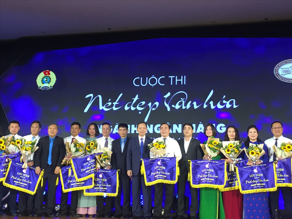 Công đoàn Ngân hàng Việt Nam tổ chức cuộc thi Nét đẹp văn hóa ngành Ngân hàng. Ảnh: L.Nguyên