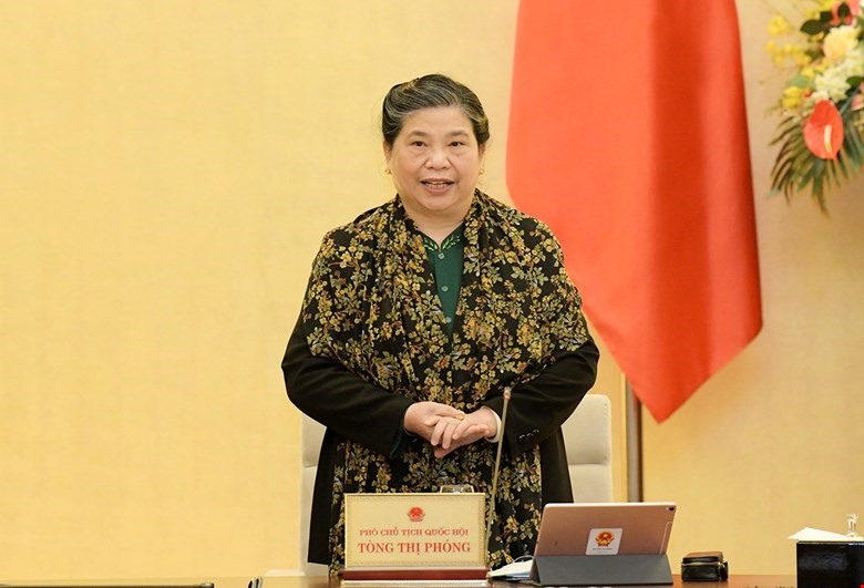 Nguyên phó chủ tịch Quốc hội Tòng Thị Phóng (người dân tộc Thái)