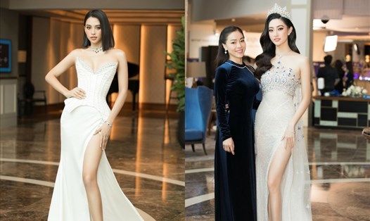 Tiểu Vy và Lương Thùy Linh sẽ đảm nhận vai trò mới tại Miss World Vietnam 2021. Ảnh: SV.