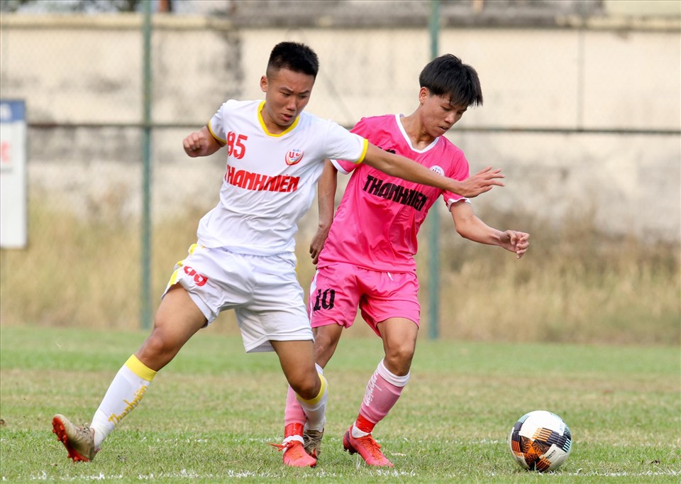 U19 Hà Nội thoát ngua ngoạn mục ngày ra quân U19 Quốc gia 2021. Ảnh: BTC