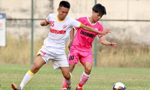 U19 Hà Nội thoát ngua ngoạn mục ngày ra quân U19 Quốc gia 2021. Ảnh: BTC