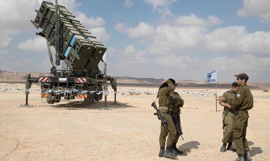 Tên lửa Patriot trong một cuộc diễn tập ở Israel. Ảnh: AFP