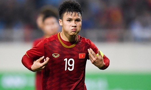 Quang Hải gắn với số 19 ở U23 và đội tuyển Việt Nam. Ảnh: H.A