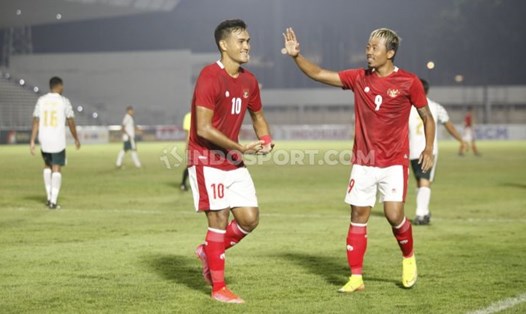 U22 Indonesia giành chiến thắng 2-0 trước Tira Persikabo ở trận giao hữu tối 5.3. Ảnh: Bola