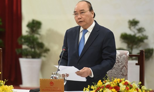 Thủ tướng phát biểu khai mạc Đối thoại. Ảnh: VGP/Quang Hiếu