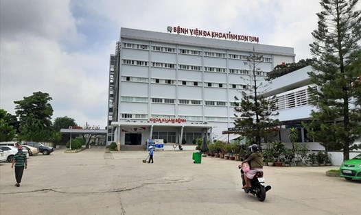 Bệnh viện Đa khoa tỉnh Kon Tum, nơi các bệnh nhân đang điều trị. Ảnh Thanh Tuấn