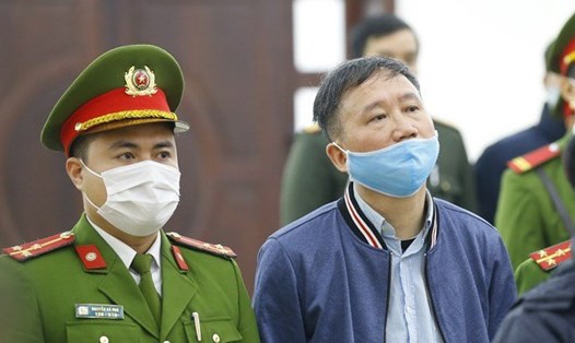 Bị cáo Trịnh Xuân Thanh tại phiên toà sơ thẩm. Ảnh: TTXVN.