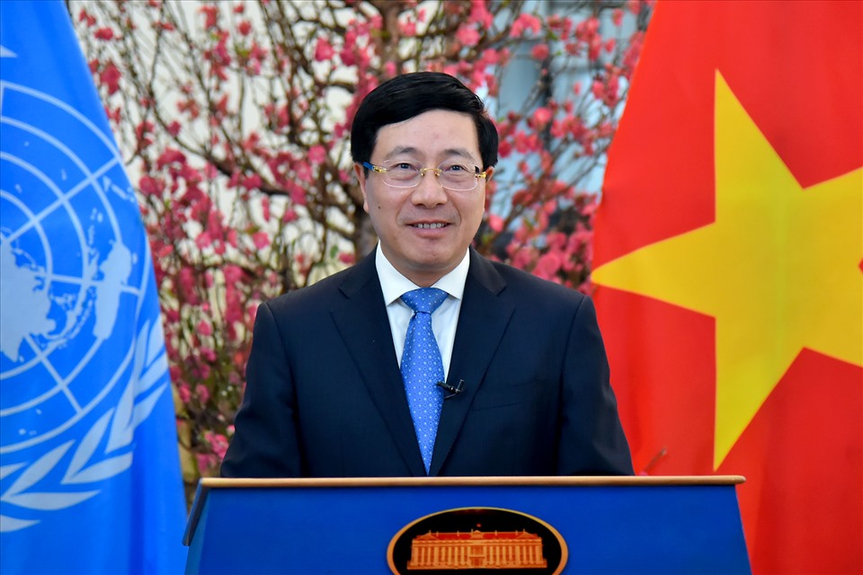 Ủy viên Bộ Chính trị, Phó Thủ tướng, Bộ trưởng Bộ Ngoại giao Phạm Bình Minh. Ảnh: Bộ Ngoại giao.