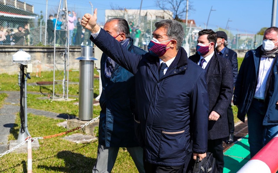 Dù vẫn biết Barcelona đang khó khăn nhưng tình hình tài chính thực sự còn tệ hơn Joan Laporta hình dung. Ảnh: Barcelona