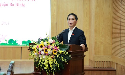 Ông Trần Tuấn Anh - Uỷ viên Bộ Chính trị, Trưởng ban Kinh tế Trung ương - phát biểu tại hội nghị.