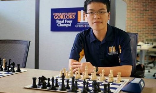 Đại kiện tướng Lê Quang Liêm sắp làm huấn luyện viên chính đội cờ đại học Webster. Ảnh: chessVN