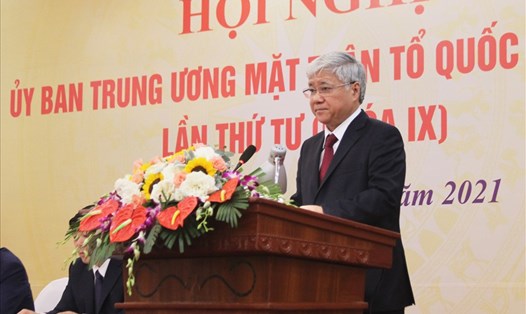 Ông Đỗ Văn Chiến giữ chức Chủ tịch Uỷ ban Trung ương MTTQ Việt Nam thay người tiền nhiệm là ông Trần Thanh Mẫn. Ảnh: Phạm Đông