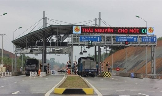 Trạm BOT Thái Nguyên - Chợ mới và nâng cấp mở rộng quốc lộ 3. Ảnh: H.B