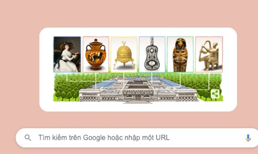 Google Doodle hôm nay (ngày 13.4). Ảnh chụp màn hình
