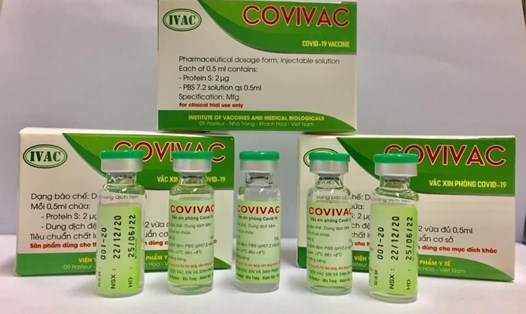 Vaccine COVID-19 Covivac do IVAC nghiên cứu và sản xuất. Ảnh: IVAC
