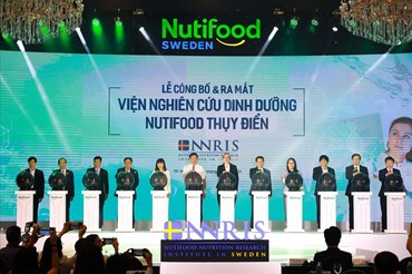 Lễ công bố và ra mắt Viện nghiên cứu dinh dưỡng Nutifood Thuỵ Điển.