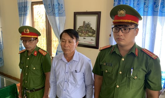 Ông Hồ Quang Hóa bị bắt vì tham ô tài sản. Ảnh: CA