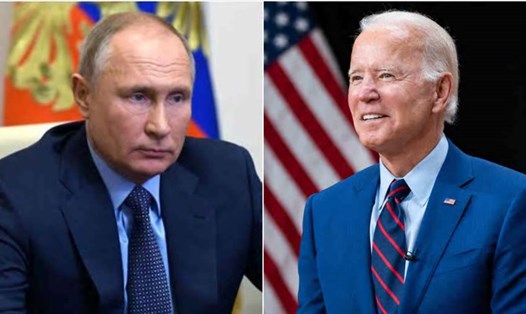 Tổng thống Nga Vladimir Putin và Tổng thống Mỹ Joe Biden. Ảnh: AFP