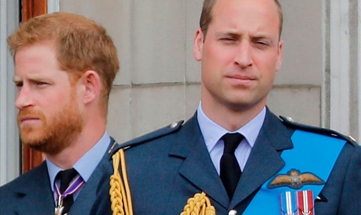 Hoàng tử Harry (trái) và Hoàng tử William. Ảnh: AFP