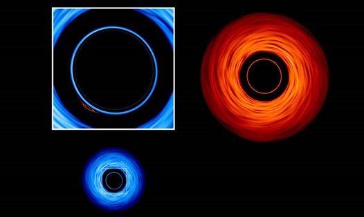 Các nhà khoa học NASA mất một ngày sử dụng siêu máy tính để hiện hình hóa hình ảnh kỳ thú liên quan tới hố đen nhị phân. Ảnh: NASA.