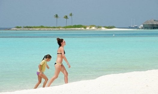Thiên đường du lịch Maldives dự định dẫn đầu cuộc chơi du lịch COVID-19. Ảnh: AFP