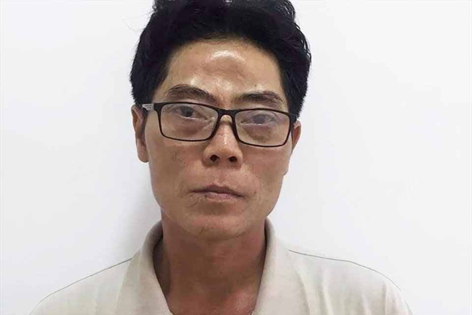 Phạm Văn Dũng tại cơ quan Công an. Ảnh: Khoa Quý