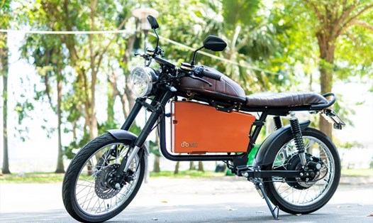 Sản phẩm xe máy điện "made in Vietnam" Dat Bike. Ảnh: Lan Anh.
