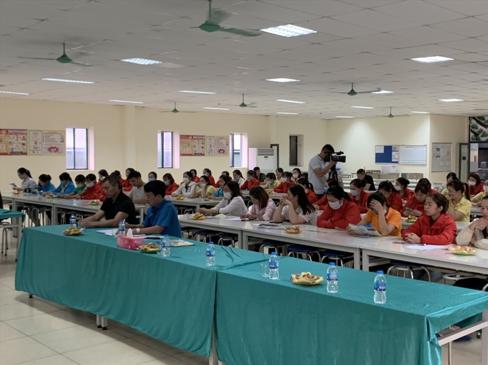 Quang cảnh Hội nghị. Ảnh: LĐLĐ huyện Tân Yên