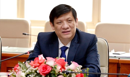 Bộ trưởng Bộ Y tế Nguyễn Thanh Long tại buổi làm việc. Ảnh: Trần Minh
