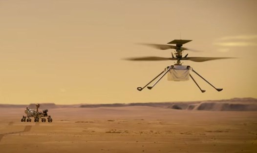 Chuyến bay trực thăng đầu tiên trên sao Hỏa sẽ không diễn ra sớm hơn 11.4. Ảnh: NASA.