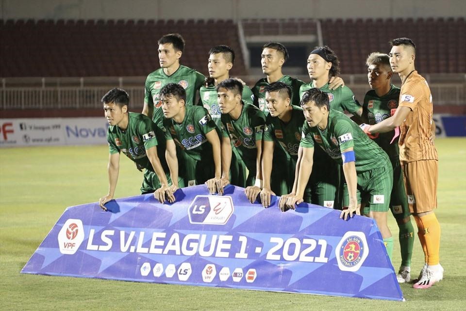 Ngoại binh Sài Gòn cao tuổi nhất V.League 2021. Ảnh: VPF