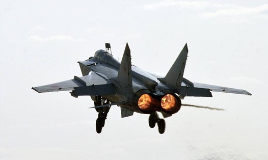 MiG-31 Nga. Ảnh: Bộ Quốc phòng Nga/TASS