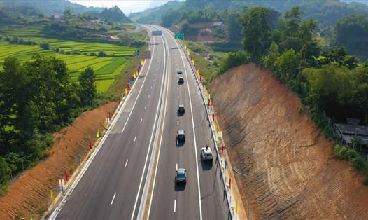 Tuyến cao tốc Bắc Giang - Lạng Sơn. Ảnh: VOV