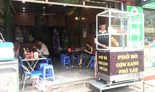 Một hộ kinh doanh cá thể ở Hà Nội. Ảnh: Hà Anh