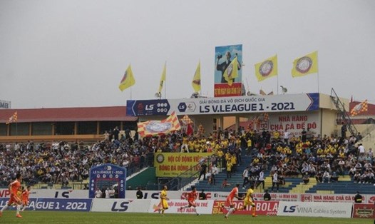 Câu lạc bộ Thanh Hoá bán 10.000 vé trận gặp Hoàng Anh Gia Lai. Ảnh: M.C