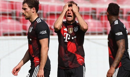 Bayern Munich chưa thể lên ngôi vô địch Bundesliga. Ảnh: AFP