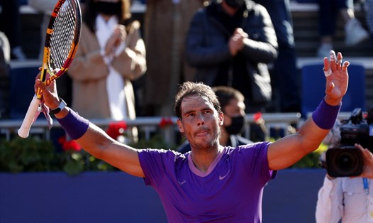 Rafael Nadal sẽ chơi chung kết giải Barcelona Open 2021. Ảnh: AFP