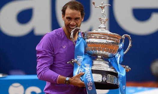 Nadal có chức vô địch thứ 12 tại Barcelona Open. Ảnh: AFP