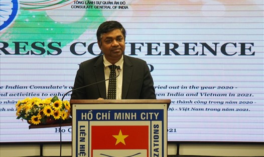 Ông Madan Mohan Sethi - Tổng lãnh sự quán Ấn Độ tại TP. Hồ Chí Minh mong muốn tăng cường mối quan hệ hợp tác giữa Ấn Độ và Việt Nam. Ảnh: Thanh Chân.
