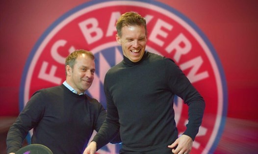 Nagelsmann sẽ thay Hansi Flick dẫn dắt Bayern Munich. Ảnh: onefootball