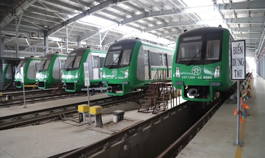 Bộ GTVT đề nghị nghiệm thu đường sắt Cát Linh – Hà Đông để khai thác đúng ngày 1.5. Ảnh ĐT