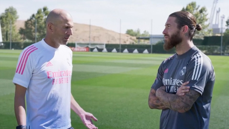 Zinedine Zidane sẽ chọn Sergio Ramos khi anh trở lại thi đấu? Ảnh: Real Madrid