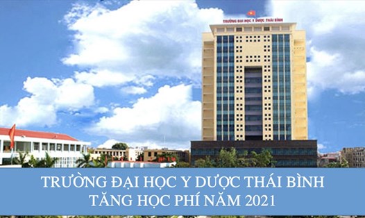 Trường Đại học Y Thái Bình dự kiến tăng học phí với khoá tuyển sinh năm 2021 lên cao nhất tới 24,5 triệu đồng/năm. Đồ hoạ: Tuệ Nhi